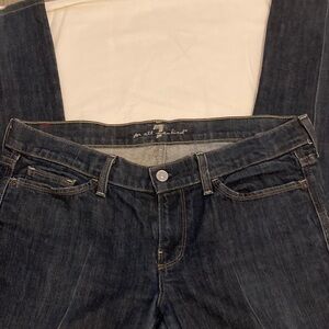7 For All Mankind Dark Blue Women's Jeans made in USA